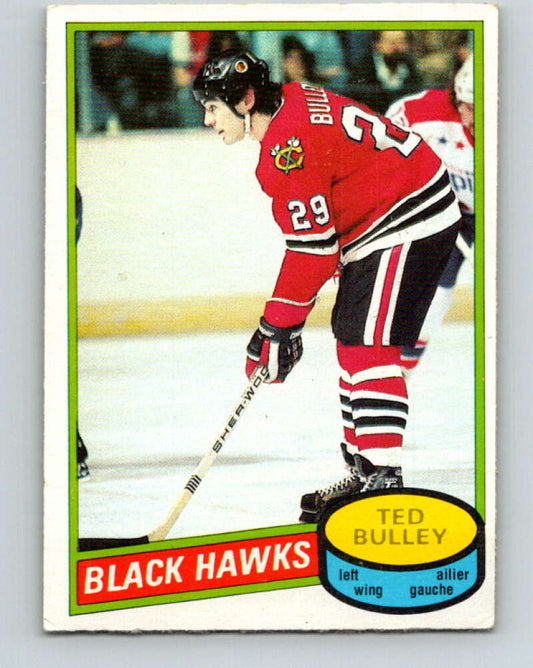 1980-81 O-Pee-Chee #229 Ted Bulley  Chicago Blackhawks  V39385