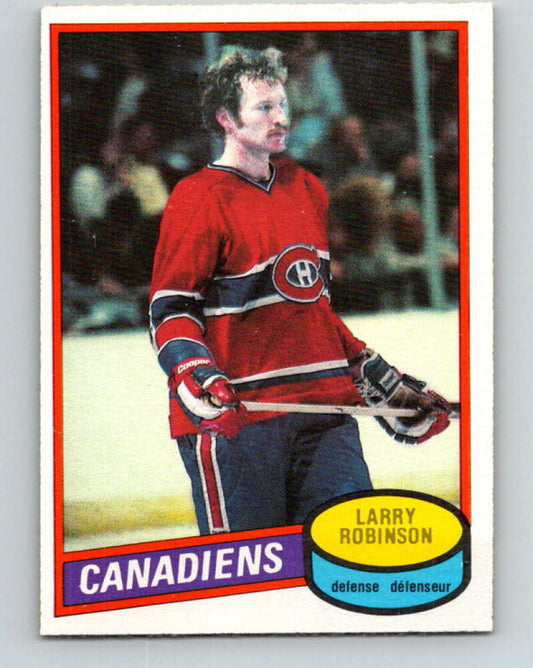 1980-81 O-Pee-Chee #230 Larry Robinson  Montreal Canadiens  V39396