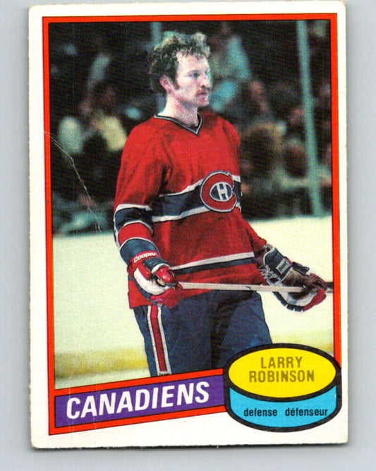 1980-81 O-Pee-Chee #230 Larry Robinson  Montreal Canadiens  V39398