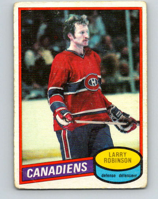 1980-81 O-Pee-Chee #230 Larry Robinson  Montreal Canadiens  V39399