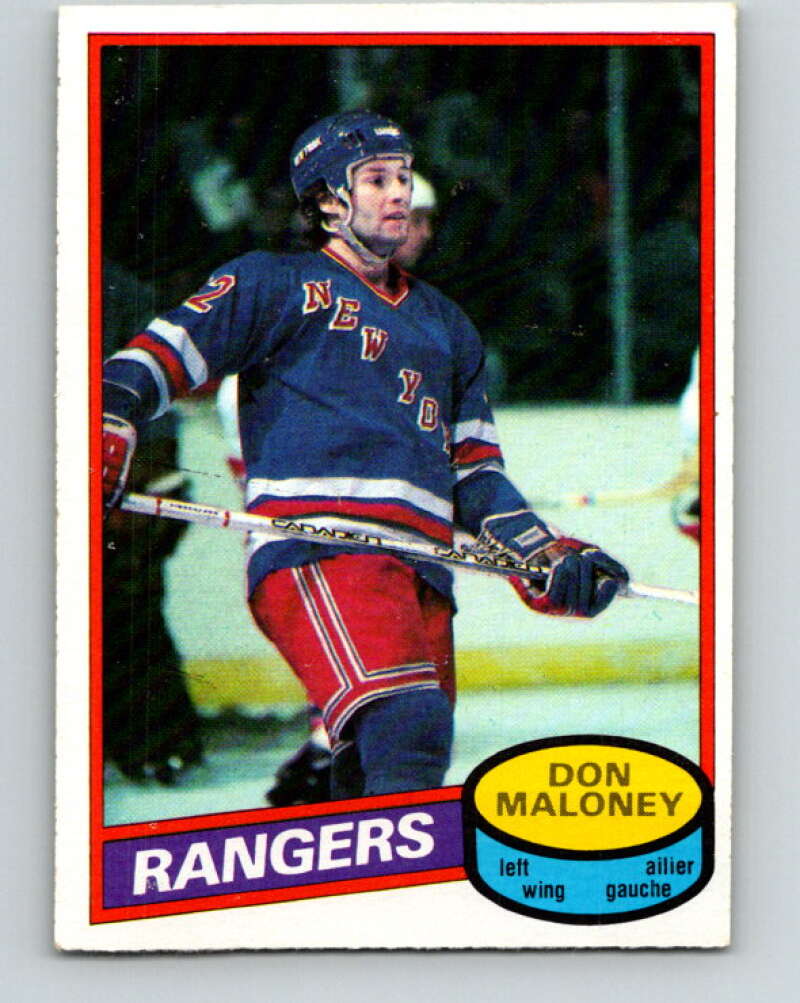 1980-81 O-Pee-Chee #231 Don Maloney  New York Rangers  V39406