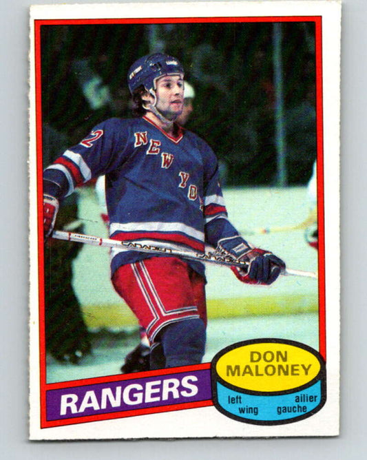 1980-81 O-Pee-Chee #231 Don Maloney  New York Rangers  V39408