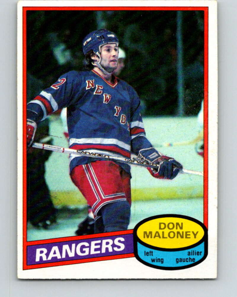 1980-81 O-Pee-Chee #231 Don Maloney  New York Rangers  V39409