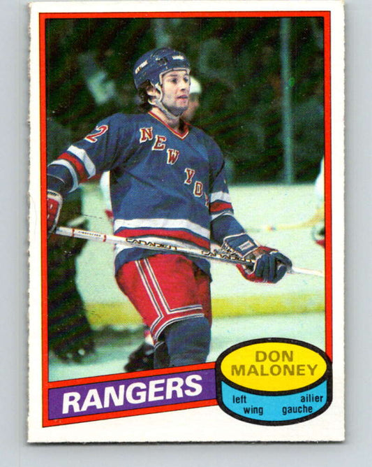 1980-81 O-Pee-Chee #231 Don Maloney  New York Rangers  V39410