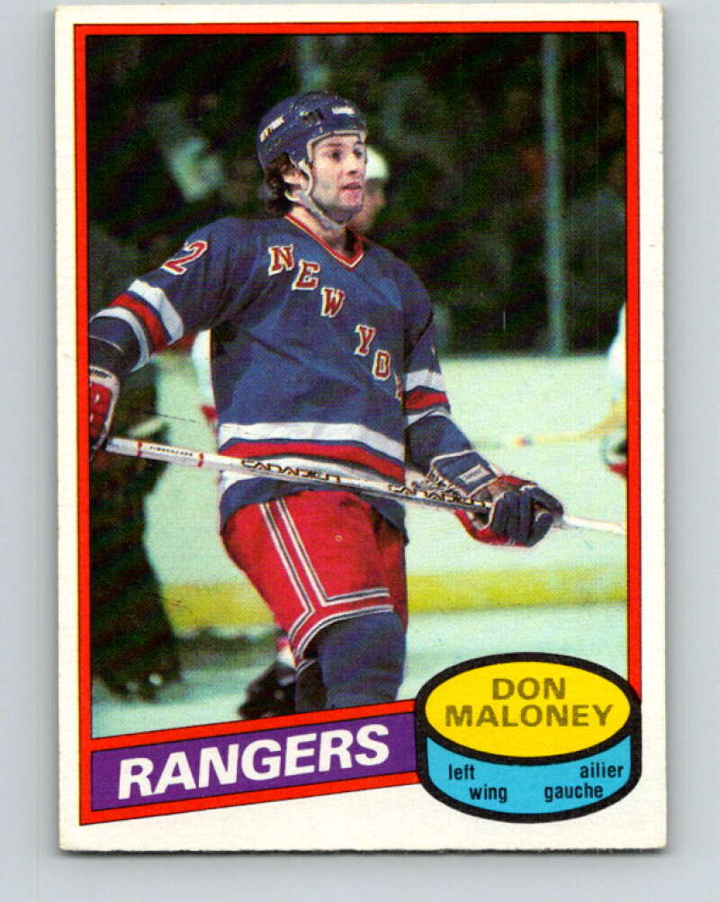 1980-81 O-Pee-Chee #231 Don Maloney  New York Rangers  V39411