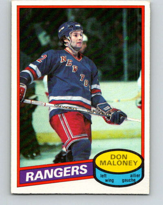 1980-81 O-Pee-Chee #231 Don Maloney  New York Rangers  V39413