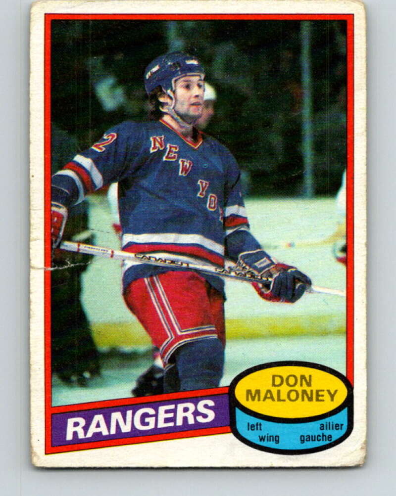 1980-81 O-Pee-Chee #231 Don Maloney  New York Rangers  V39414