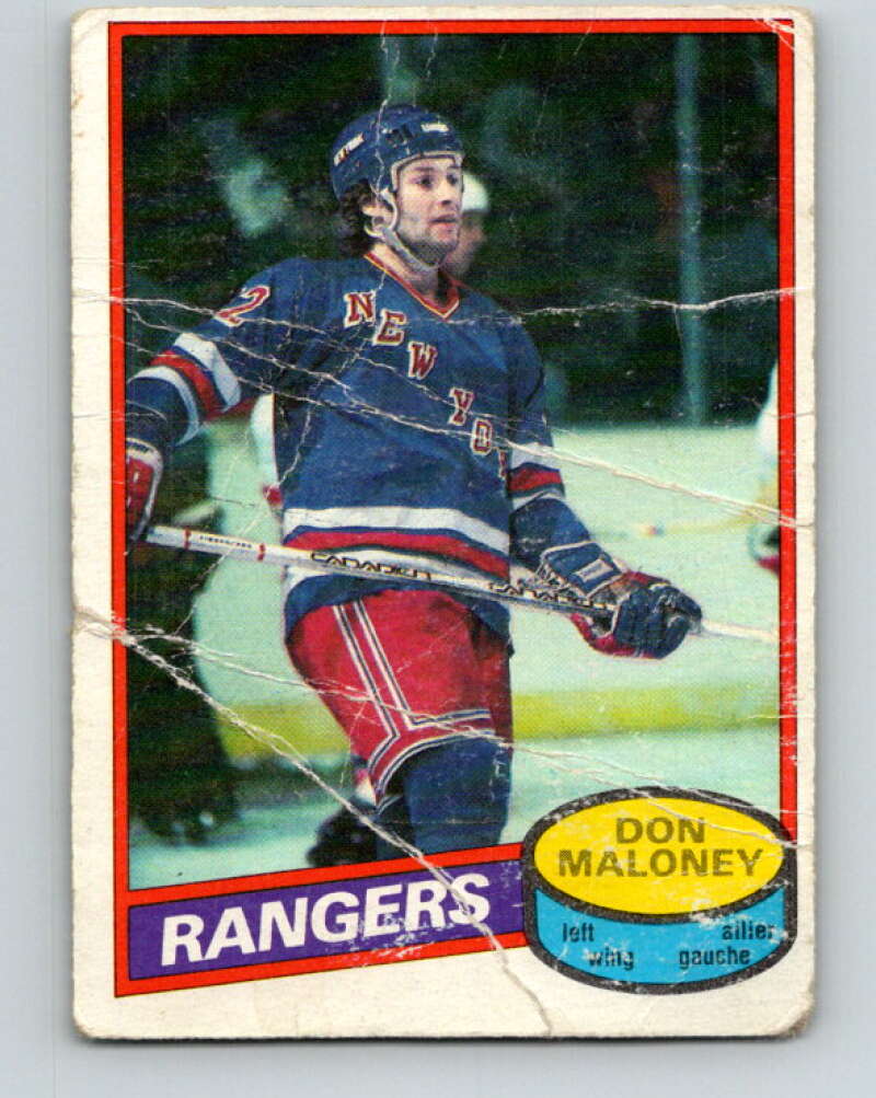 1980-81 O-Pee-Chee #231 Don Maloney  New York Rangers  V39415