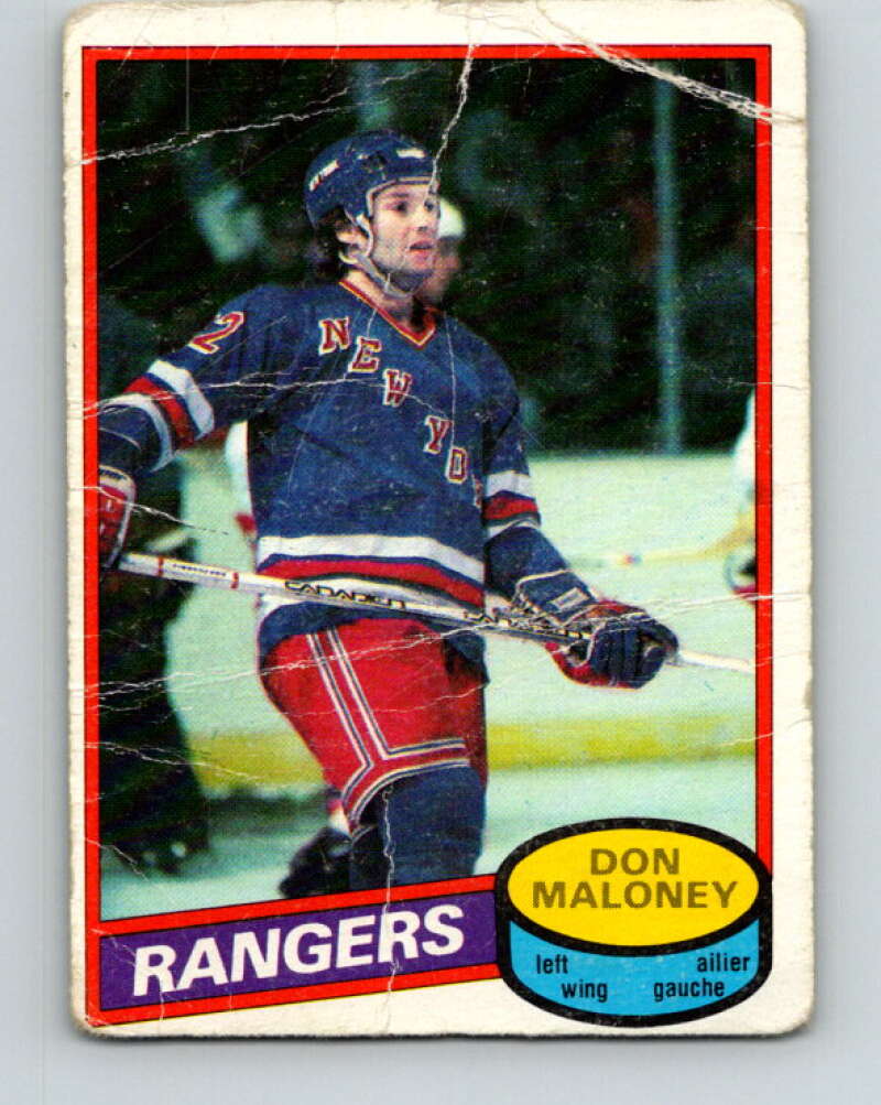 1980-81 O-Pee-Chee #231 Don Maloney  New York Rangers  V39416