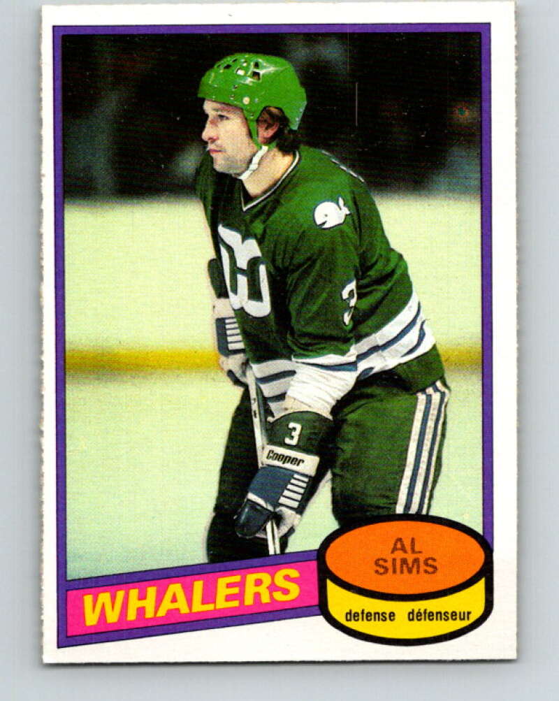 1980-81 O-Pee-Chee #233 Al Sims  Hartford Whalers  V39428