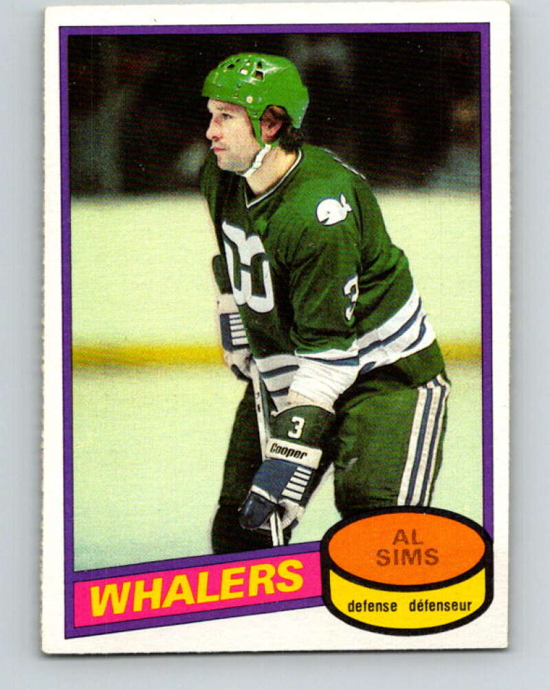 1980-81 O-Pee-Chee #233 Al Sims  Hartford Whalers  V39431