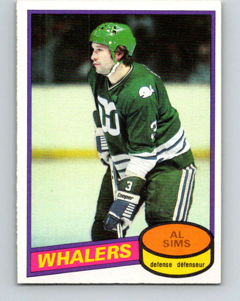 1980-81 O-Pee-Chee #233 Al Sims  Hartford Whalers  V39432