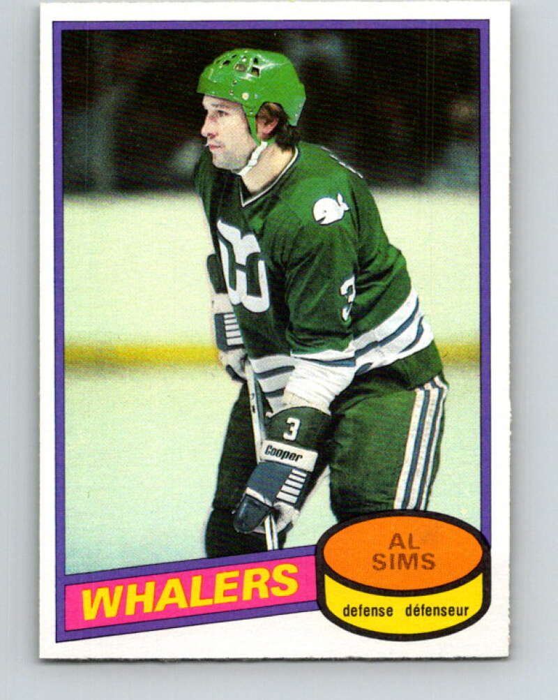 1980-81 O-Pee-Chee #233 Al Sims  Hartford Whalers  V39438