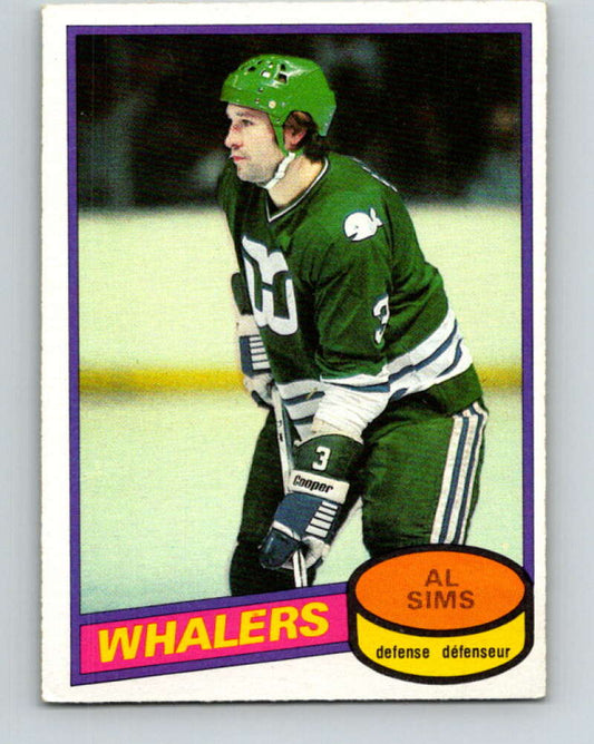 1980-81 O-Pee-Chee #233 Al Sims  Hartford Whalers  V39440