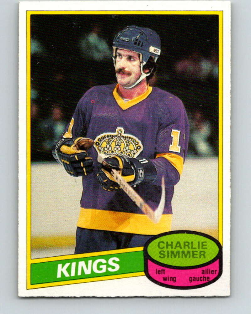 1980-81 O-Pee-Chee #240 Charlie Simmer  Los Angeles Kings  V39508