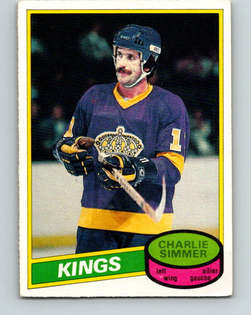 1980-81 O-Pee-Chee #240 Charlie Simmer  Los Angeles Kings  V39510