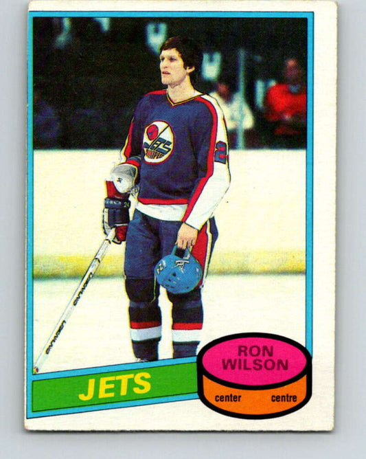 1980-81 O-Pee-Chee #243 Ron Wilson  RC Rookie Winnipeg Jets  V39530