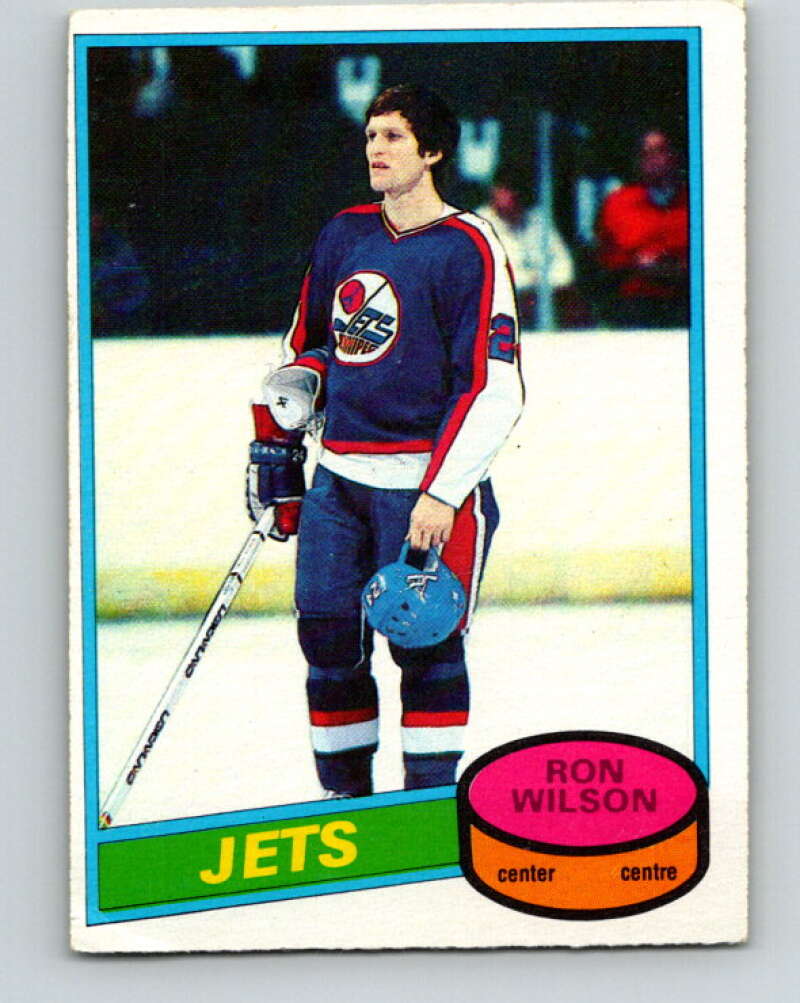 1980-81 O-Pee-Chee #243 Ron Wilson  RC Rookie Winnipeg Jets  V39532