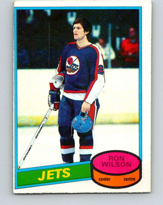 1980-81 O-Pee-Chee #243 Ron Wilson  RC Rookie Winnipeg Jets  V39534