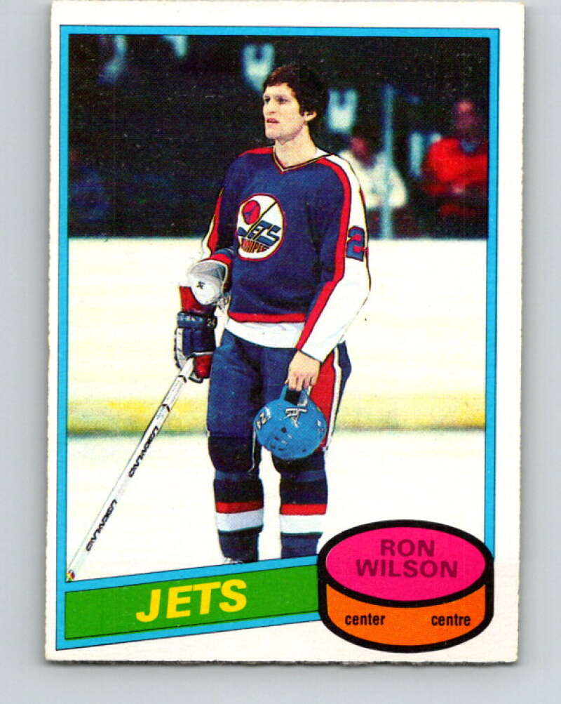 1980-81 O-Pee-Chee #243 Ron Wilson  RC Rookie Winnipeg Jets  V39535