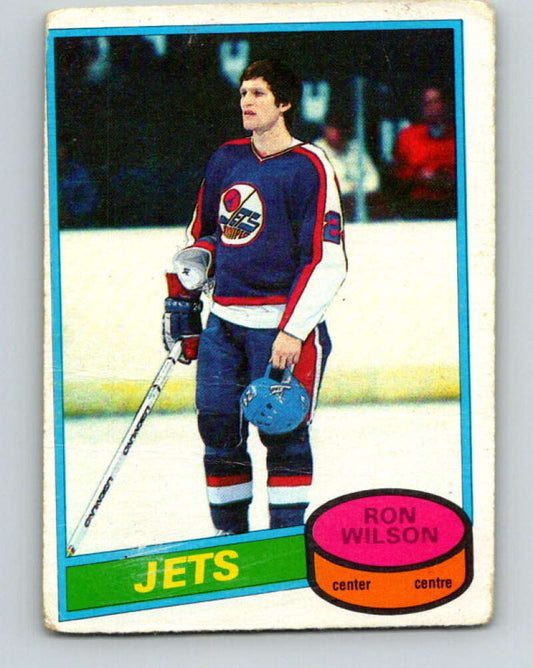 1980-81 O-Pee-Chee #243 Ron Wilson  RC Rookie Winnipeg Jets  V39536