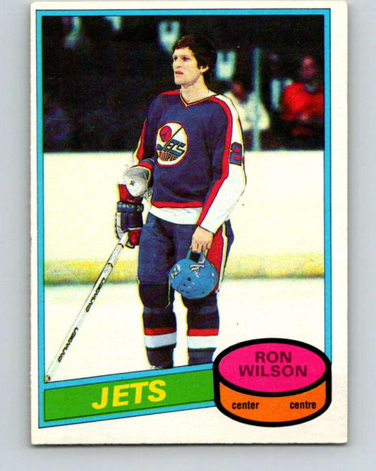 1980-81 O-Pee-Chee #243 Ron Wilson  RC Rookie Winnipeg Jets  V39537