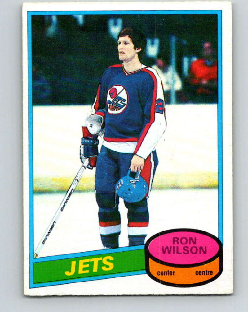 1980-81 O-Pee-Chee #243 Ron Wilson  RC Rookie Winnipeg Jets  V39538