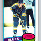 1980-81 O-Pee-Chee #244 Brian Sutter  St. Louis Blues  V39542