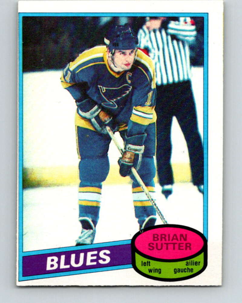 1980-81 O-Pee-Chee #244 Brian Sutter  St. Louis Blues  V39542