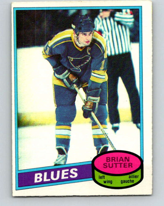 1980-81 O-Pee-Chee #244 Brian Sutter  St. Louis Blues  V39548