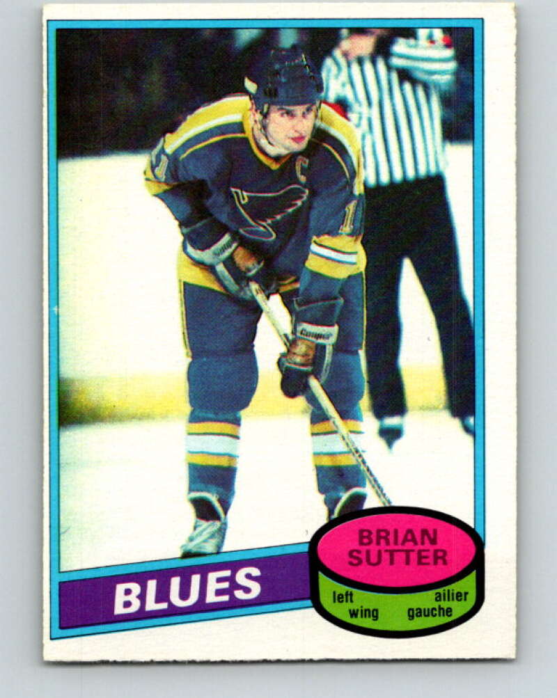 1980-81 O-Pee-Chee #244 Brian Sutter  St. Louis Blues  V39551