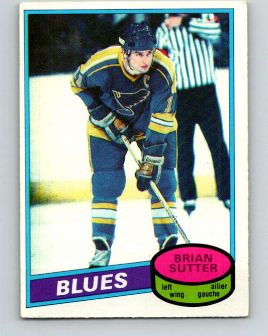 1980-81 O-Pee-Chee #244 Brian Sutter  St. Louis Blues  V39553