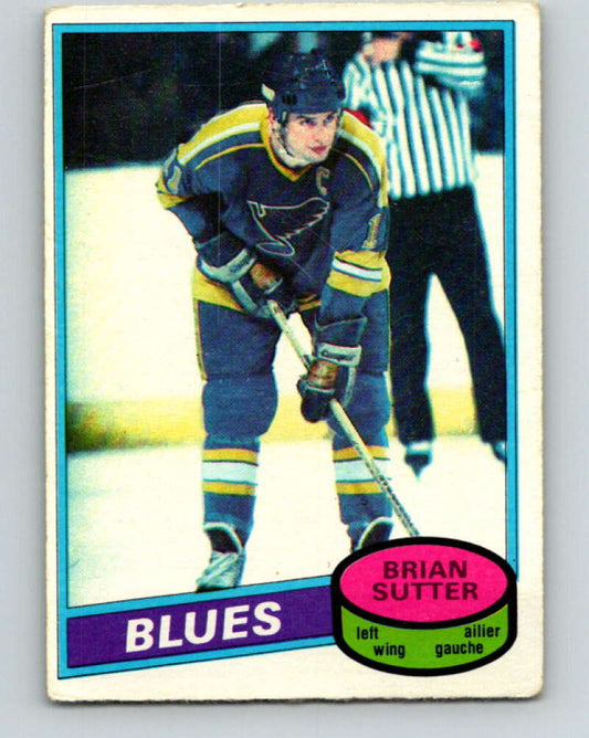 1980-81 O-Pee-Chee #244 Brian Sutter  St. Louis Blues  V39556