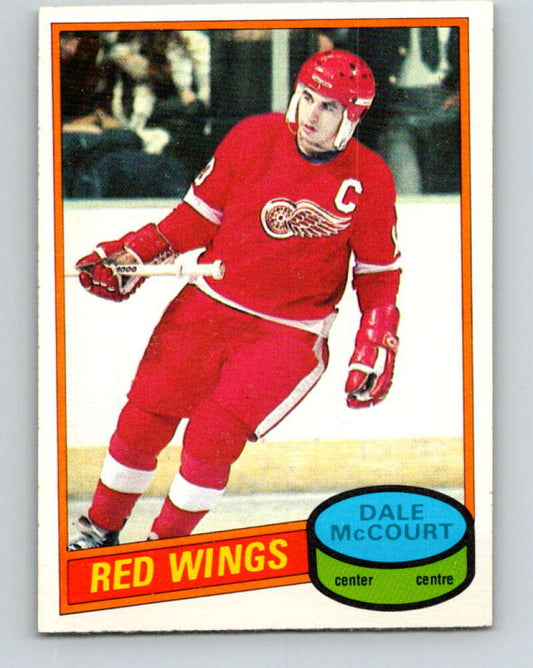 1980-81 O-Pee-Chee #245 Dale McCourt  Detroit Red Wings  V39558