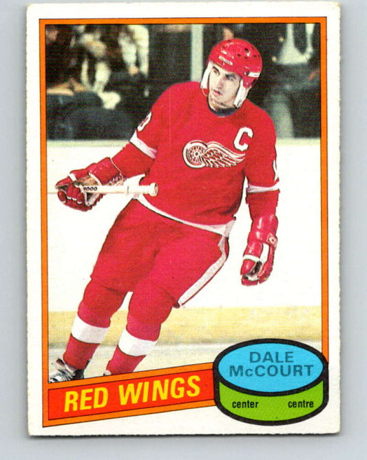 1980-81 O-Pee-Chee #245 Dale McCourt  Detroit Red Wings  V39561