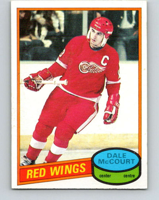 1980-81 O-Pee-Chee #245 Dale McCourt  Detroit Red Wings  V39563