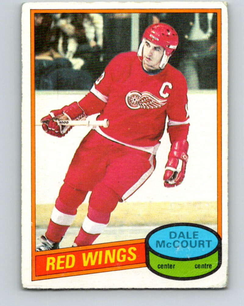 1980-81 O-Pee-Chee #245 Dale McCourt  Detroit Red Wings  V39564