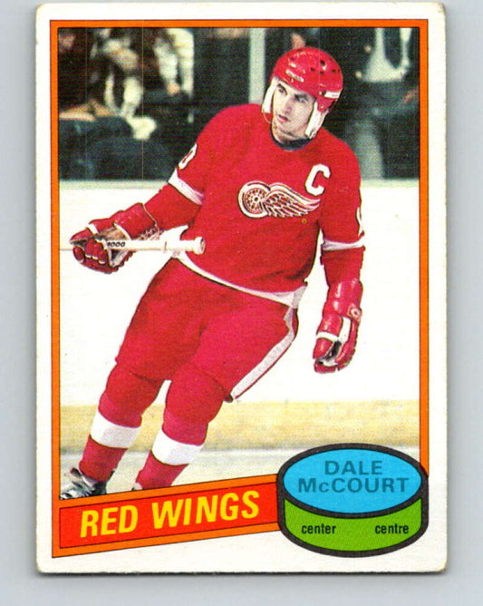 1980-81 O-Pee-Chee #245 Dale McCourt  Detroit Red Wings  V39565