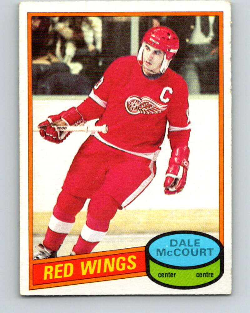 1980-81 O-Pee-Chee #245 Dale McCourt  Detroit Red Wings  V39566