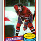 1980-81 O-Pee-Chee #246 Yvon Lambert  Montreal Canadiens  V39577