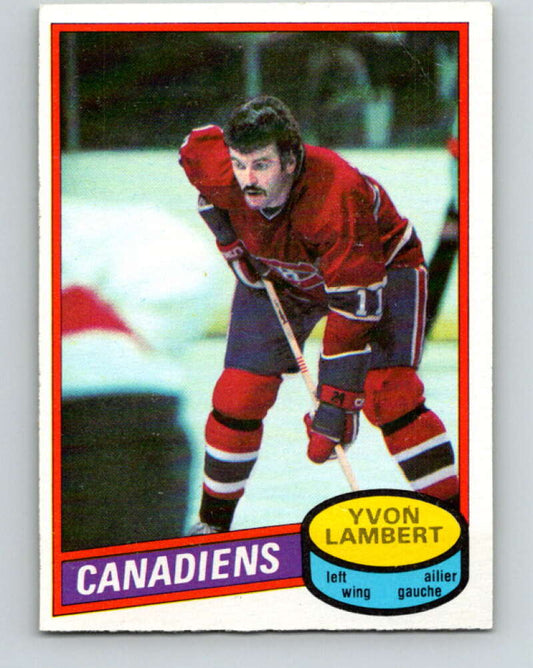 1980-81 O-Pee-Chee #246 Yvon Lambert  Montreal Canadiens  V39577