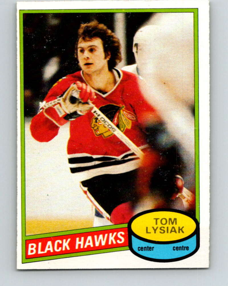 1980-81 O-Pee-Chee #247 Tom Lysiak  Chicago Blackhawks  V39579