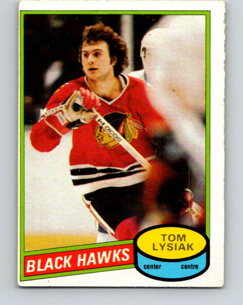 1980-81 O-Pee-Chee #247 Tom Lysiak  Chicago Blackhawks  V39581