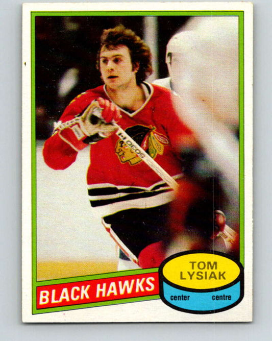 1980-81 O-Pee-Chee #247 Tom Lysiak  Chicago Blackhawks  V39583