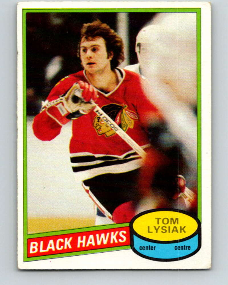 1980-81 O-Pee-Chee #247 Tom Lysiak  Chicago Blackhawks  V39584