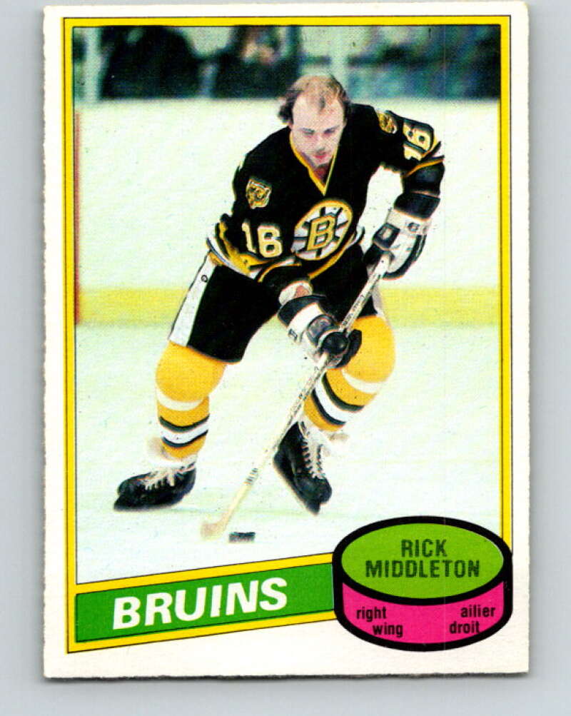 1980-81 O-Pee-Chee #251 Rick Middleton  Boston Bruins  V39616