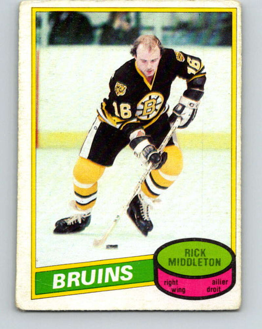 1980-81 O-Pee-Chee #251 Rick Middleton  Boston Bruins  V39617