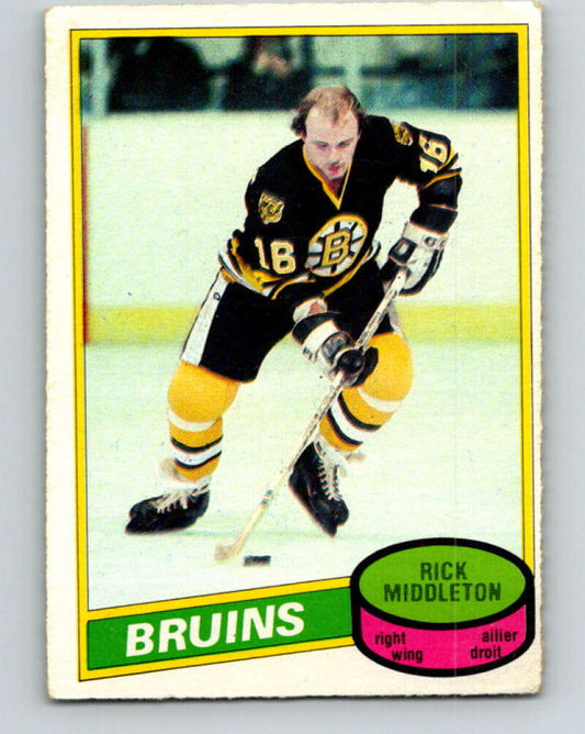 1980-81 O-Pee-Chee #251 Rick Middleton  Boston Bruins  V39622