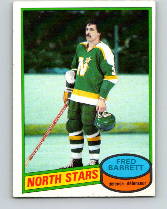 1980-81 O-Pee-Chee #253 Fred Barrett  Minnesota North Stars  V39634