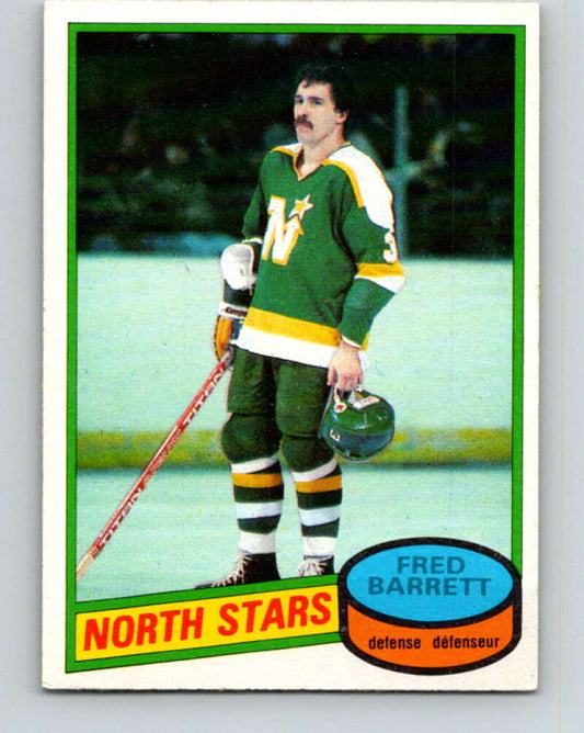1980-81 O-Pee-Chee #253 Fred Barrett  Minnesota North Stars  V39635